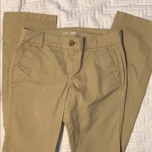 Old Navy Khaki Jeans, Boot-Cut, Size 2